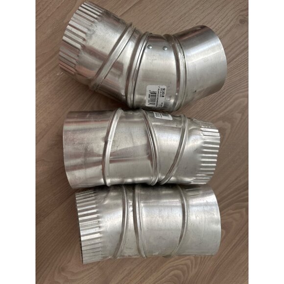 4 inch Aluminum Adjustable Elbow 4” Set of 3 LOT - Picture 1 of 2